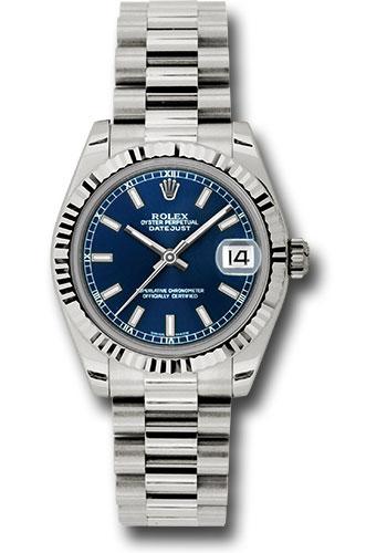 rolex-white-gold-datejust-31-watch-fluted-bezel-blue-index-dial-president-bracelet-178279-blip