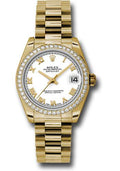 rolex-yellow-gold-datejust-31-watch-48-diamond-bezel-white-roman-dial-president-bracelet-178288-wrp