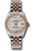 rolex-steel-and-everose-gold-datejust-31-watch-24-diamond-bezel-white-mother-of-pearl-diamond-dial-jubilee-bracelet-178341-mdj