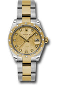 rolex-steel-and-yellow-gold-datejust-31-watch-24-diamond-bezel-champagne-jubilee-diamond-dial-oyster-bracelet-178343-chjdo