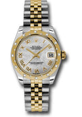 rolex-steel-and-yellow-gold-datejust-31-watch-24-diamond-bezel-mother-of-pearl-roman-dial-jubilee-bracelet-178343-mrj