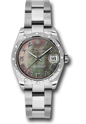 rolex-steel-and-white-gold-datejust-31-watch-24-diamond-bezel-dark-mother-of-pearl-roman-dial-oyster-bracelet-178344-dkmro