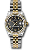 rolex-steel-and-yellow-gold-datejust-31-watch-46-diamond-bezel-black-concentric-circle-arabic-dial-jubilee-bracelet-178383-bkcaj