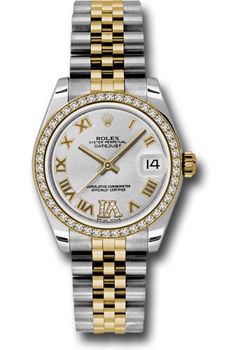rolex-steel-and-yellow-gold-datejust-31-watch-46-diamond-bezel-silver-diamond-roman-vi-roman-dial-jubilee-bracelet-178383-sdrj