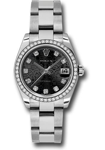 rolex-steel-and-white-gold-datejust-31-watch-46-diamond-bezel-black-jubilee-diamond-dial-oyster-bracelet-178384-bkjdo