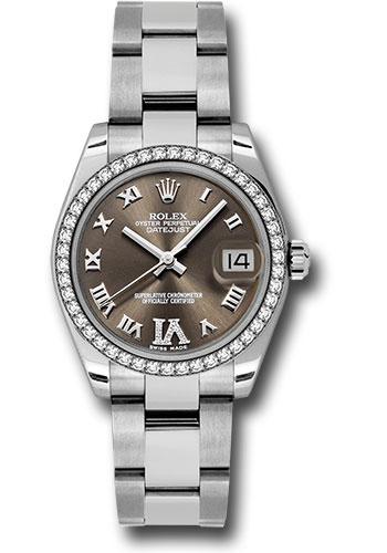 rolex-steel-and-white-gold-datejust-31-watch-46-diamond-bezel-bronze-diamond-roman-vi-roman-dial-oyster-bracelet-178384-brdro