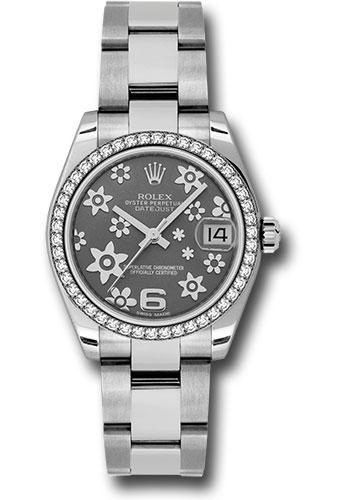 rolex-steel-and-white-gold-datejust-31-watch-46-diamond-bezel-dark-rhodium-floral-motif-arabic-6-dial-oyster-bracelet-178384-rfo