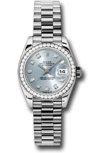 rolex-platinum-lady-datejust-26-watch-42-diamond-bezel-ice-blue-diamond-dial-president-bracelet-179136-ibdp