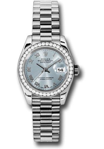 rolex-platinum-lady-datejust-26-watch-42-diamond-bezel-ice-blue-roman-dial-president-bracelet-179136-ibrp