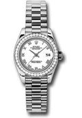 rolex-platinum-lady-datejust-26-watch-42-diamond-bezel-white-roman-dial-president-bracelet-179136-wrp