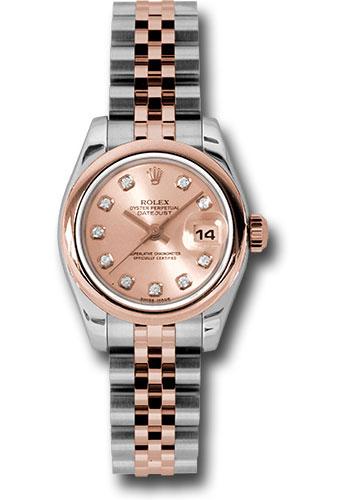 rolex-steel-and-everose-gold-rolesor-lady-datejust-26-watch-domed-bezel-pink-champagne-diamond-dial-jubilee-bracelet-179161-pdj