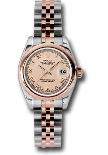 rolex-steel-and-everose-gold-rolesor-lady-datejust-26-watch-domed-bezel-pink-champagne-roman-dial-jubilee-bracelet-179161-prj