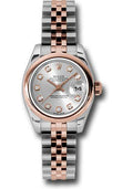 rolex-steel-and-everose-gold-rolesor-lady-datejust-26-watch-domed-bezel-silver-diamond-dial-jubilee-bracelet-179161-sdj