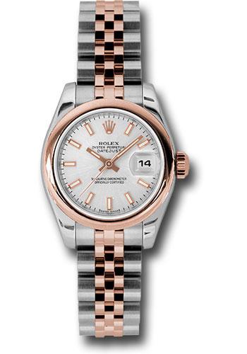 rolex-steel-and-everose-gold-rolesor-lady-datejust-26-watch-domed-bezel-silver-index-dial-jubilee-bracelet-179161-sij