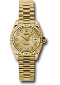 rolex-yellow-gold-lady-datejust-26-watch-fluted-bezel-champagne-jubilee-diamond-dial-president-bracelet-179178-chjdp