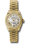 rolex-yellow-gold-lady-datejust-26-watch-fluted-bezel-mother-of-pearl-roman-dial-president-bracelet-179178-mrp