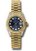 rolex-yellow-gold-lady-datejust-26-watch-fluted-bezel-blue-diamond-dial-president-bracelet-179238-bldp