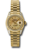 rolex-yellow-gold-lady-datejust-26-watch-fluted-bezel-champagne-decorated-mother-of-pearl-roman-dial-president-bracelet-179238-chmdrp