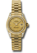 rolex-yellow-gold-lady-datejust-26-watch-fluted-bezel-champagne-roman-dial-president-bracelet-179238-chrp