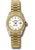 rolex-yellow-gold-lady-datejust-26-watch-fluted-bezel-white-diamond-dial-president-bracelet-179238-wdp
