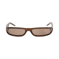 Rick Owens Sunglasses Fog — Brown
