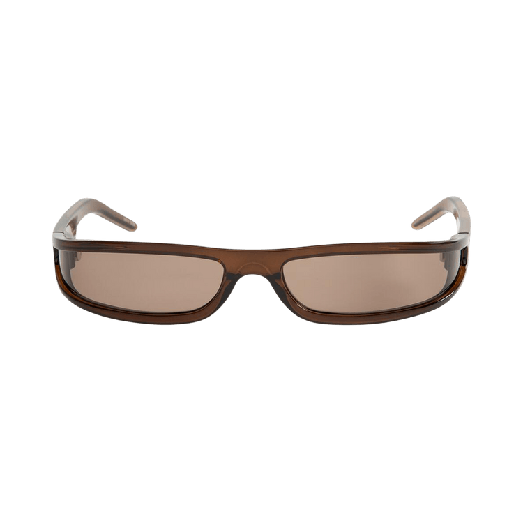 Rick Owens Sunglasses Fog — Brown
