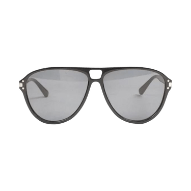 Amiri Aviator Logo Sunglasses — White