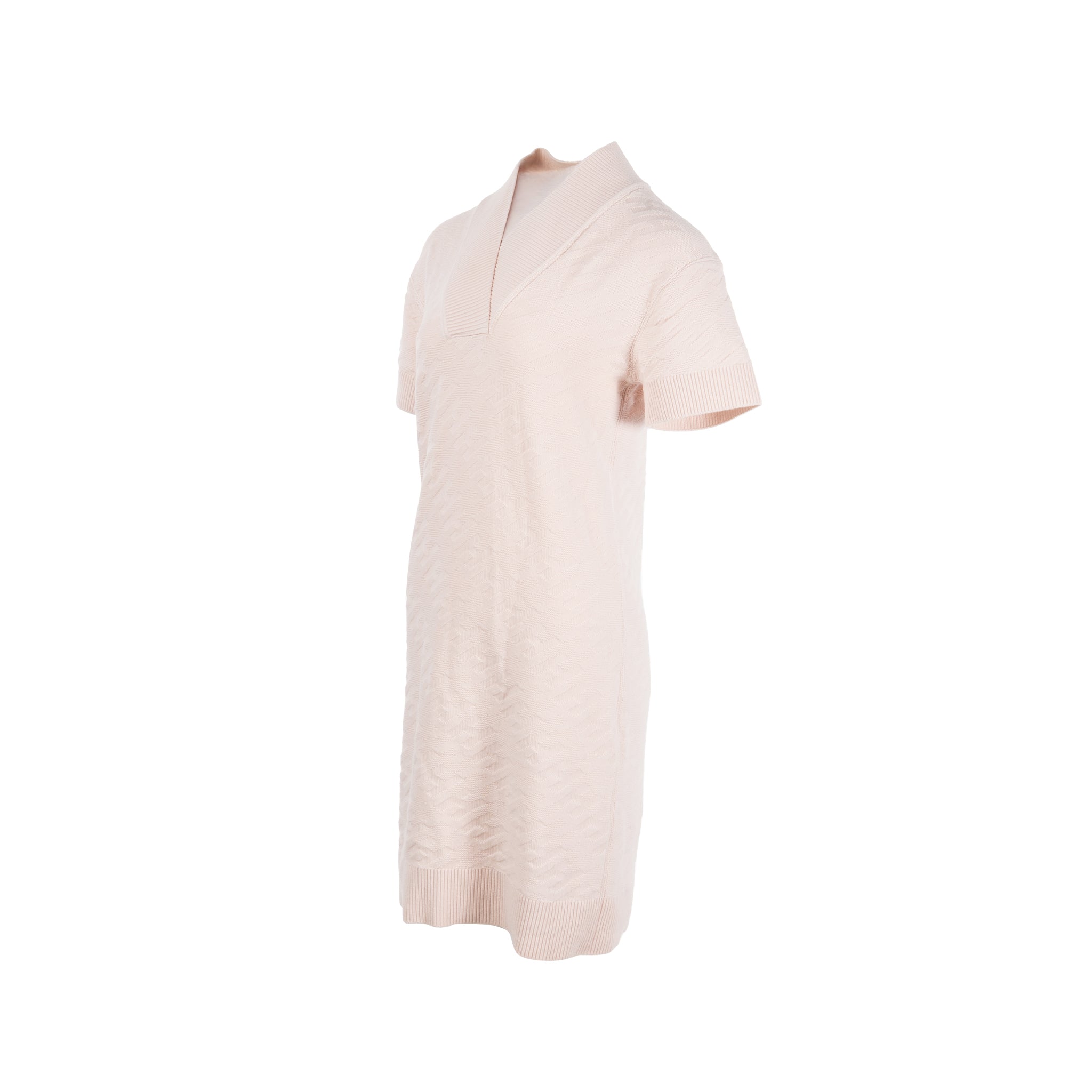 hermes-size-36-short-sleeve-mini-dress-virgin-wool-rose-petale