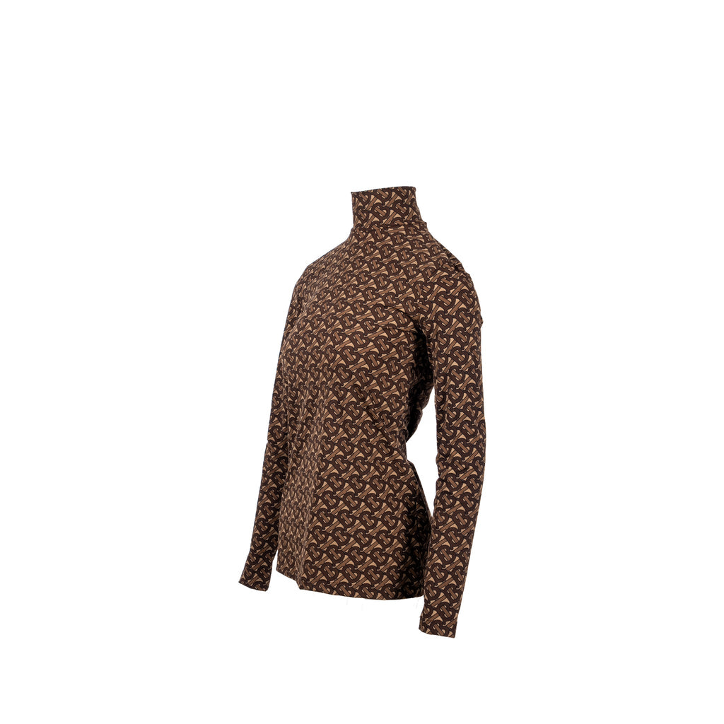 burberry-size-small-trancura-tb-monogram-top-brown