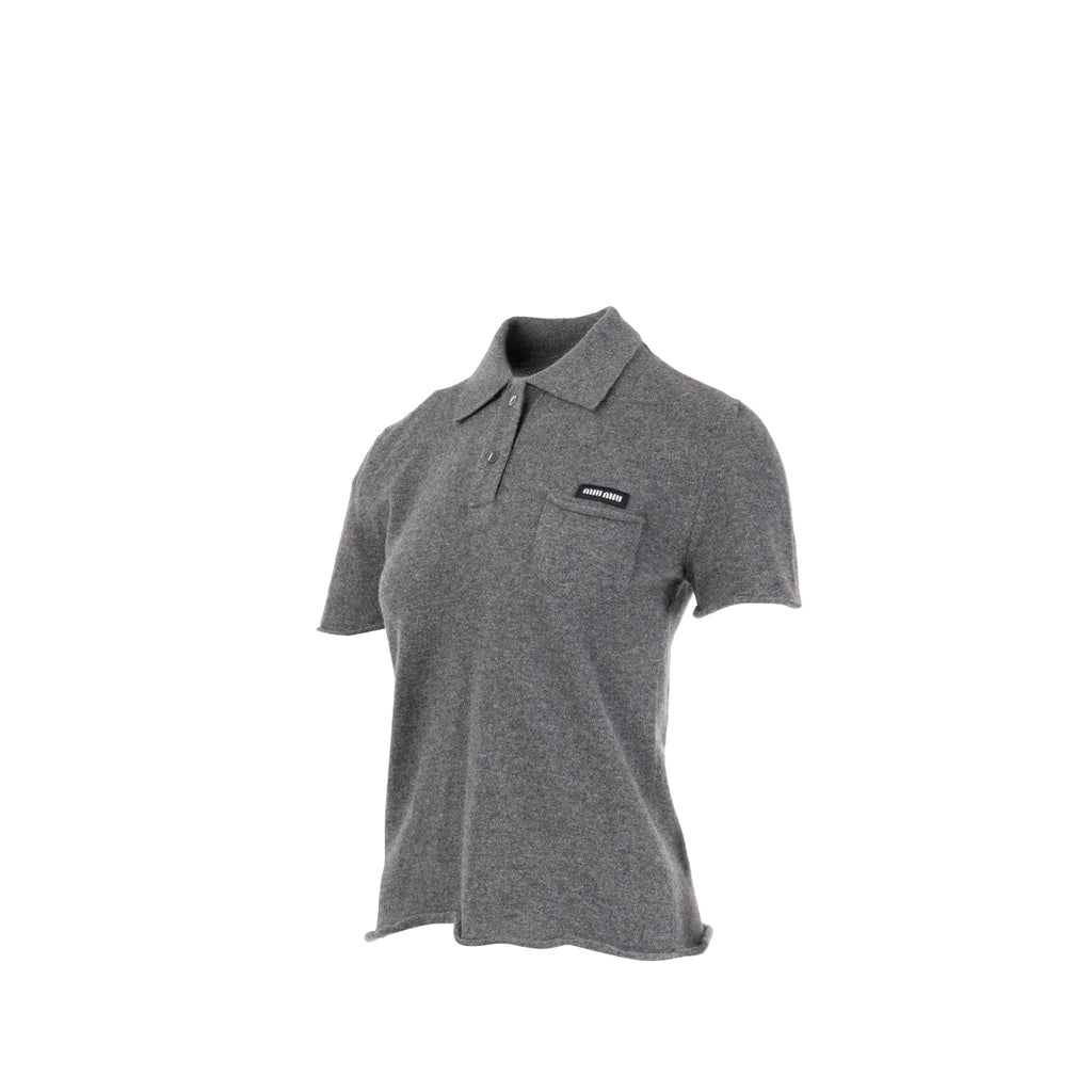 miu-miu-size-38-polo-shirt-cashmere-dark-grey
