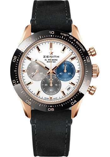 zenith-chronomaster-sport-watch-rose-gold-and-ceram-white-matte-dial-leather-strap-18-3100-3600-69-c920