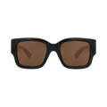 Gucci Square-Frame Recycled Acetate Sunglasses — Black – Pink Brown GG1663S 30015451 004