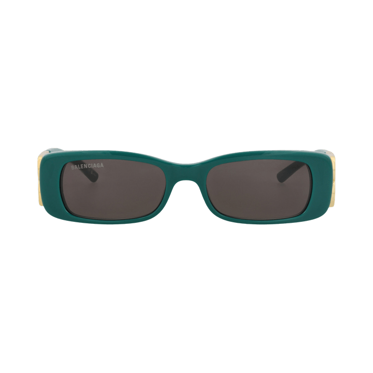 Balenciaga Square-Frame Acetate Sunglasses — Green