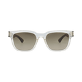 Saint Laurent Square-Frame Recycled Acetate Sunglasses — White – Green 005