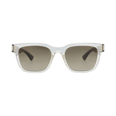 Saint Laurent Square-Frame Recycled Acetate Sunglasses — White – Green 005