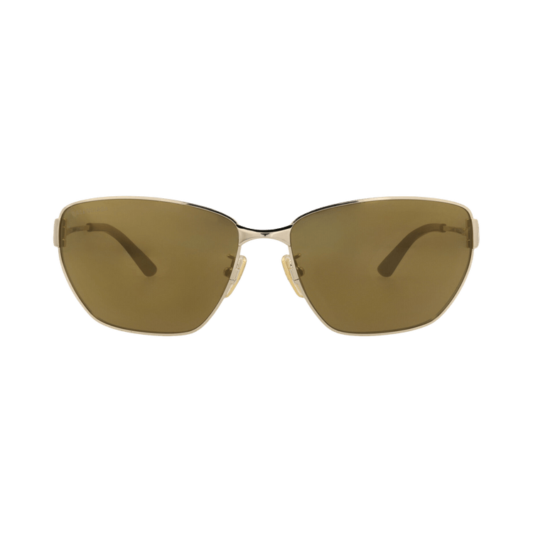 Balenciaga Cat Eye-Frame Metal Sunglasses — Gold – Bronze BB0337SK 30014926 003