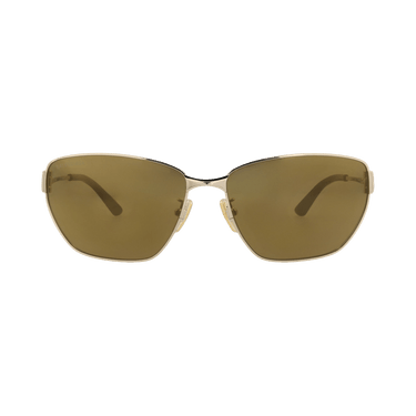 Balenciaga Cat Eye-Frame Metal Sunglasses — Gold – Bronze BB0337SK 30014926 003