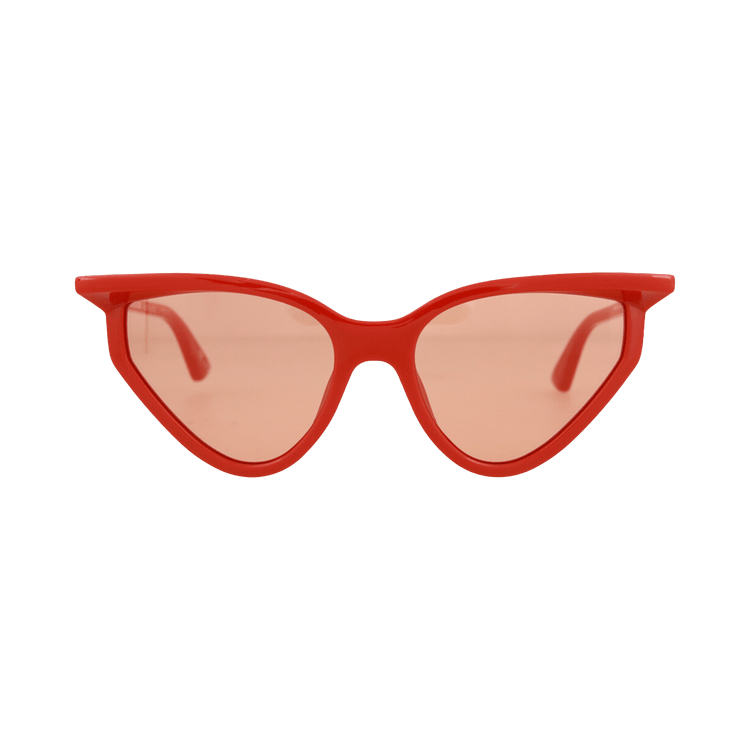 Balenciaga Cat Eye-Frame Injection Sunglasses — Red