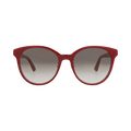 Gucci Round-Frame Acetate Sunglasses — Red