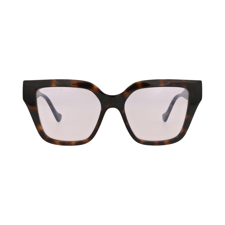 Gucci Square-Frame Injection Sunglasses — Brown – Havana Pink GG1023S 30011717 010