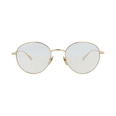 Gucci Round-Frame Metal Sunglasses — Gold