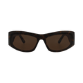 Balenciaga Square-Frame Recycled Acetate Sunglasses — Brown – Havana BB0395S 30016104 002