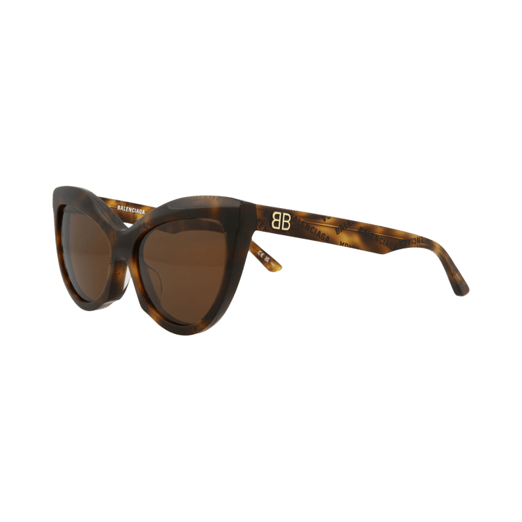 Balenciaga Cat Eye-Frame Acetate Sunglasses — Brown – BB0217S 30011978 002