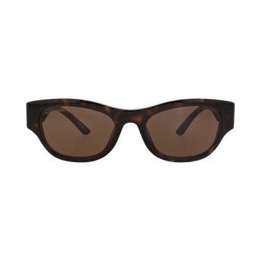 Balenciaga Square-Frame Recycled Acetate Sunglasses — Brown – Havana BB0389SK 30016099 002