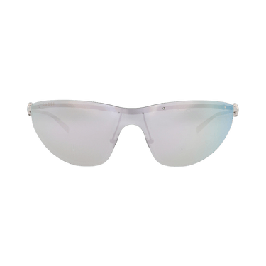 Gucci Shield-Frame Metal Sunglasses — Silver – GG1700S 30015488 002