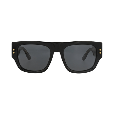 Gucci Square-Frame Recycled Acetate Sunglasses — Black – Grey GG1262S 30013828 001