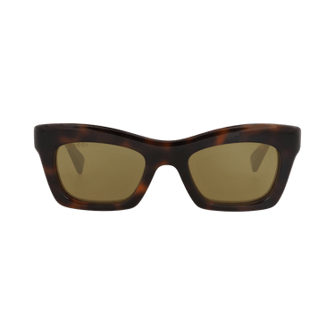 Gucci Cat Eye-Frame Recycled Acetate Sunglasses — Brown