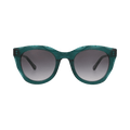 Chloé Round-Frame Recycled Acetate Sunglasses — Green