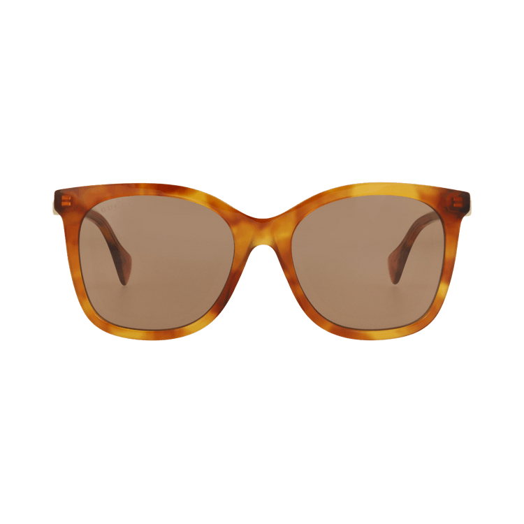 Gucci Cat Eye-Frame Acetate Sunglasses — Brown – GG1071S 30013025 003