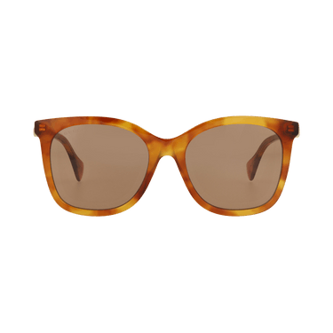 Gucci Cat Eye-Frame Acetate Sunglasses — Brown – GG1071S 30013025 003
